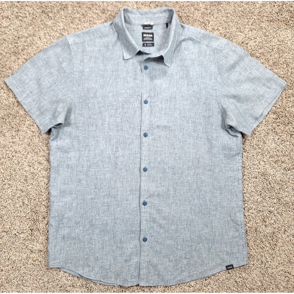 Prana Other - prAna Lindores Men's Button-Up Shirt  Saltwater Standard‎ Fit Sz Large